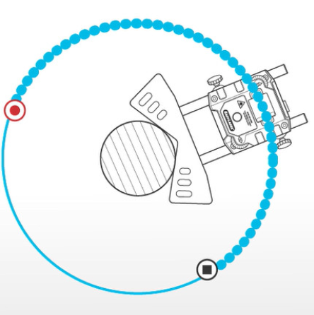 軸對(duì)中測(cè)量方式：連續(xù)掃描