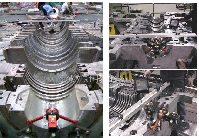 汽機隔板同心度和中分面平面度測量